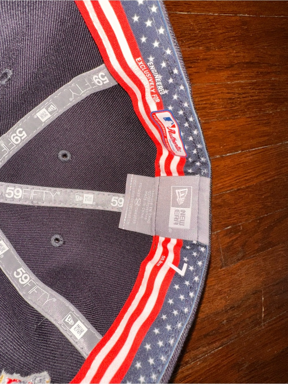 Men's San Francisco Giants New Era Navy 2018 Stars & Stripes 4th of July Hat - Picture 5 of 6